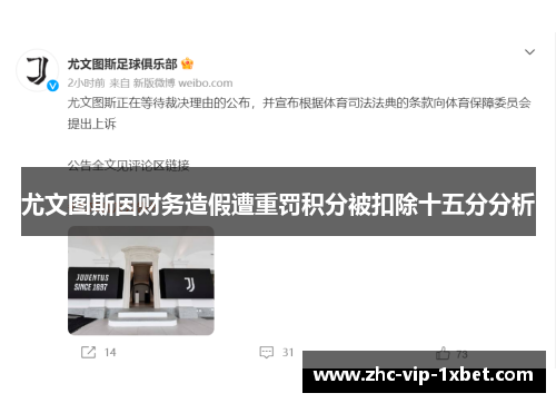 尤文图斯因财务造假遭重罚积分被扣除十五分分析